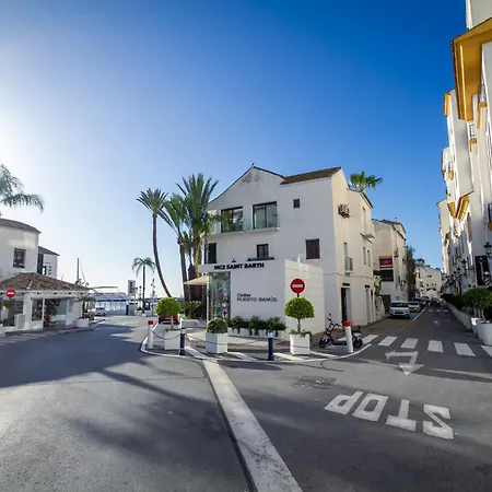 Marbella Banus Suites - Brand New Exclusive Puerto Banus Port Seafront Apartment - 2Br - 2Ba - Outdoor Terrace - Spectacular Mediterranean Views - Heart Of Puerto Banus Marina - Steps From El Corte Ing Luxury Shopping *