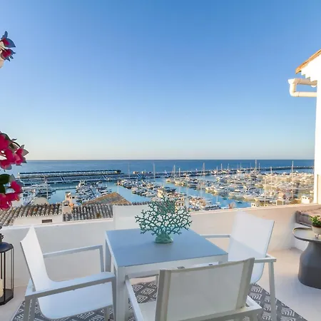 Appartement Marbella Banus Suites - Brand New Exclusive Puerto Banus Port Seafront Apartment - 2Br - 2Ba - Outdoor Terrace - Spectacular Mediterranean Views - Heart Of Puerto Banus Marina - Steps From El Corte Ing Luxury Shopping