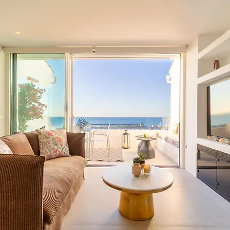 Marbella Banus Suites - Brand New Exclusive Puerto Banus Port Seafront Apartment - 2Br - 2Ba - Outdoor Terrace - Spectacular Mediterranean Views - Heart Of Puerto Banus Marina - Steps From El Corte Ing Luxury Shopping *